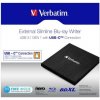 Verbatim externá Blu-Ray mechanika, 43889, USB 3.1, USB-C, ZDARMA 25GB MDISC