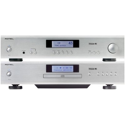 Rotel A11+CD11 Tribute Stereo Set - Silver