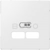Schneider Electric Merten M-Elegance - Krytka pre USB nabíjačku Polar White