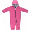 Detská vetru a vode odolná softshellová kombinéza ružová ROSE Villervalla