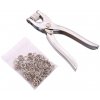 Nitovacie kliešte na čalúnické okrúhle nity +100 okrúhlych nitov, priemer 9 mm, XL-TOOLS