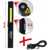 KS Tools LED COB Stripe inšpekčná lampa 350 lumenov s UV bodovou LED diódou a laserovým ukazovadlom