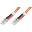 Digitus Fiber Optic Patch Cable, LC to LC,Multimode 50/125 µ, Duplex, 1m