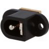 HEBG 21 DC konektor 2,1x5,5mm na panel uzavreté