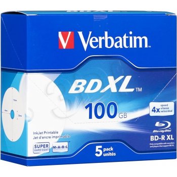 Verbatim BD-R 100GB 4x, 5ks