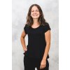 Bambusové tričko s krátkym rukávom Meracus Anna čierna (MEF001) L/XL