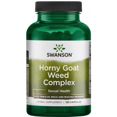 Swanson Horny Goat Weed Extract Škornice 500 mg 120 kapsúl