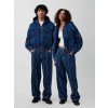 Džínsy s výšivkou unisex Gap × HFR by Daveed Baptiste Tmavomodrá 30X30 Tmavomodrá Tmavomodrá