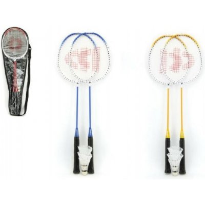 Badminton sada + 3 košíčkami Donnay kov 66cm v taške - mix farieb