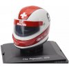 Edicola Helma F1 Casco Helma Clay Regazzoni 312 B3 Team Ferrari Sezóna 1974 1:5 Biela červená