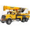 Bruder 02818 Nákladné auto MACK GRANIT žeriav LIEBHERR
