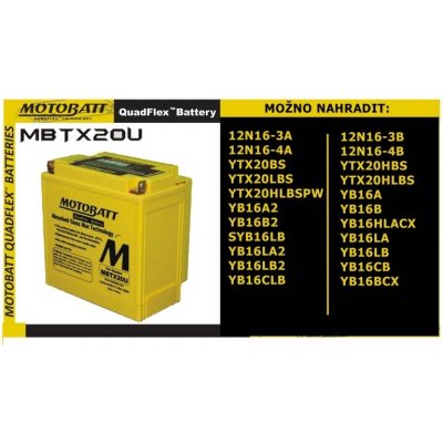 Motobatt MBTX20U