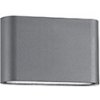 Svietidlo Nova Luce SOHO WALL GREY 2 nástenné, IP 54, 2x5 W
