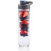 ARAMINTA fľaša na vodu s difuzérom na ovocie, 800 ml, modrá