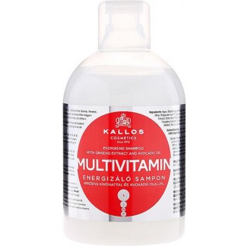 Kallos Banana Shampoo posiľujúci šampón na vlasy multivitamín 1000 ml