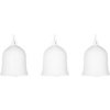 Porcelánové zvončeky Bells White - set 3 ks