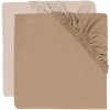 Jollein Napínacia plachta 140/150 x 70/75 cm 2 ks Wild Rose