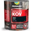 PRIMALEX Antikorózna farba na kov 2v1 0.75 l RAL 9005 čierna Lesk