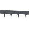 GARDENPLAST Záhradná palisáda STONE PALISADE 9,5 cm / 0,8 m antracit 1 ks