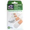 Dr. SOS Transparent náplasť prúžky mix vodeodolné (4 veľkosti) 1x20 ks