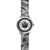 Svietiace šedé chlapčenské hodinky CLOCKODILE ARMY s maskáčovým vzorom CWB0032
