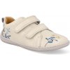 Stitch&Walk Barefoot detské tenisky Stitch & Walk – cream krémové