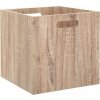5five Simply Smart Pojemnik drewniany 31x31 cm Natural