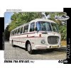 RETRO-AUTA Puzzle BUS č.08 Škoda 706 RTO LUX (1961) 40 dielikov