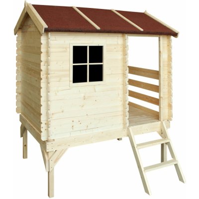 Timbela drevený domček pre deti M501B na chodúľoch 164 x 118 cm