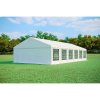 Záhradný Party stan 6x12m - PVC PREMIUM Ohňovzdorný farba Biela