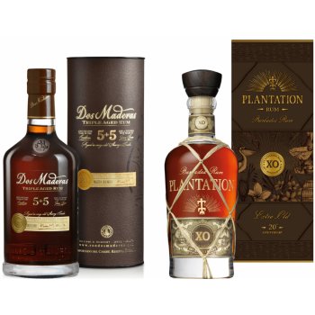 Dos Maderas 5y + 5y + Plantation XO 20th Anniversary 40 % 2 x 0,7 l (set)