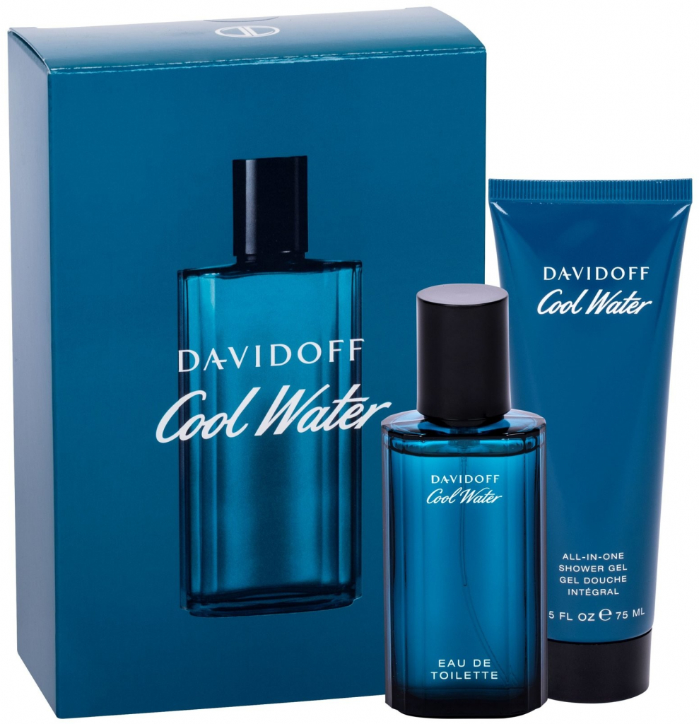 Davidoff Cool Water Man EDT 40 ml + sprchový gél 75 ml darčeková sada