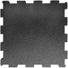 Gumená podlaha puzzle 48,5×48,5x2cm čierna farba