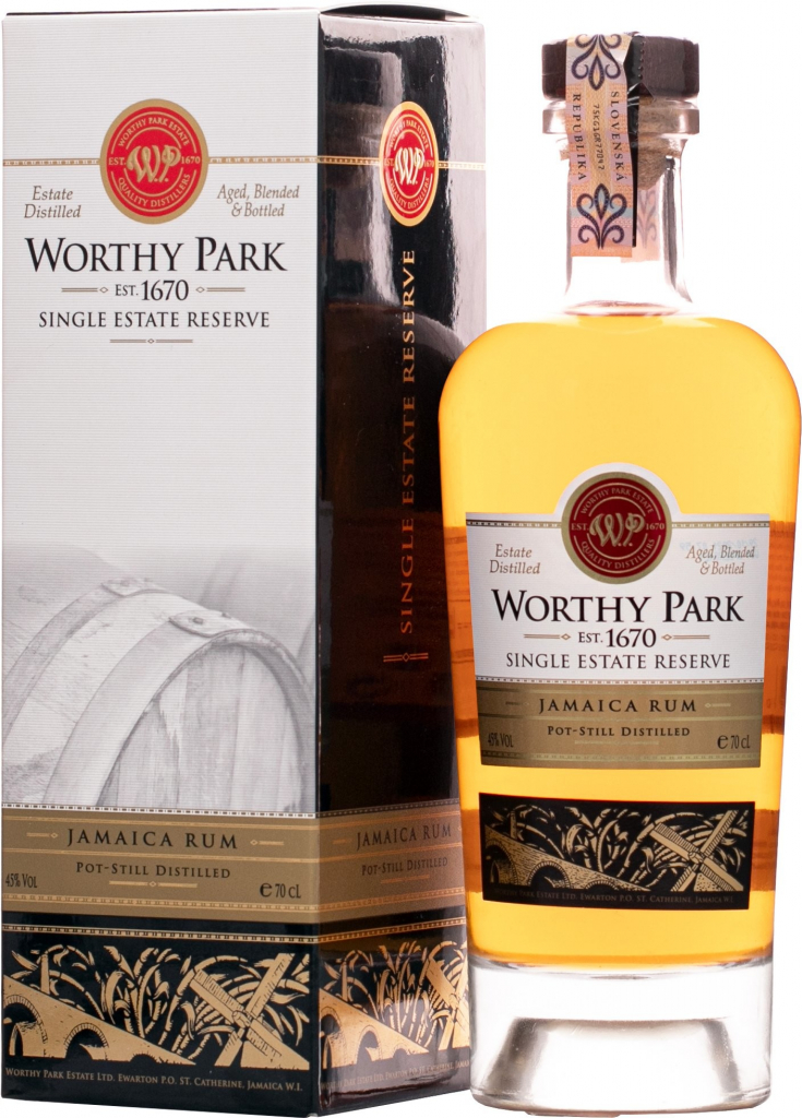 Worthy Park Single Estate Reserve 45% 0,7 l (kartón)