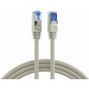 S/FTP (PiMF) Patchkábel LSOH 1m cat.7, sivý, Cu, SuperFlex