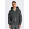 Gant WAFFLE TEXTURE ZIP HOODIE šedá