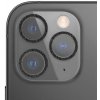 AppleKing tvrdené sklo s trblietavými rámčekmi na ochranu šošoviek fotoaparátu pre iPhone 11 Pro / 11 Pro Max - čierne - možnosť vrátiť tovar ZADARMO do 30tich dní