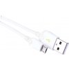 SM7004W USB kabel 2.0 A/M - micro B/M 1m bílý, Quick Charge EMOS