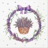 Servítky na DEKUPÁŽ - Lavender Basket - 1ks