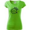 Hádzaná lopta ruka - Dámske tričko Pure - S ( Apple Green )