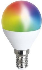 Solight WZ432 LED SMART WIFI žiarovka miniglobe 5W E14 RGB 400lm