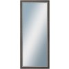 DANTIK - Zrkadlo v rámu, rozmer s rámom 60x140 cm z lišty AMALFI čierna (3118)
