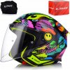 OTVORENÁ PRILBA MOTOCYKLOVÁ KID LS2 OF622 FUNNY II JOY BLACK JET ECE 22.06