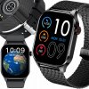 Inteligentné hodinky JG Smart PRE SENIORA JS98 čierne