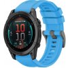 Remienok Solid Wristband modrý pre Garmin Fenix E 47mm