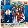 Drevené obrysové puzzle - Avengers 50 dielikov