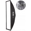 Obdĺžnikový softbox GlareOne Easy Fold 30x120 cm