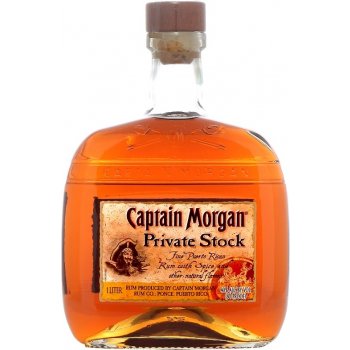 Captain Morgan Private Stock Tmavý rum 40% 1 l (čistá fľaša)