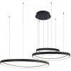 Azzardo Azzardo AZ5027 - LED Luster na lanku AMANDA LED/150W/230V čierna AZ5027 + záruka 3 roky zadarmo