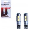 4CARS HQ sada LED žiaroviek T10 CANBUS 9SMD 5730 biela